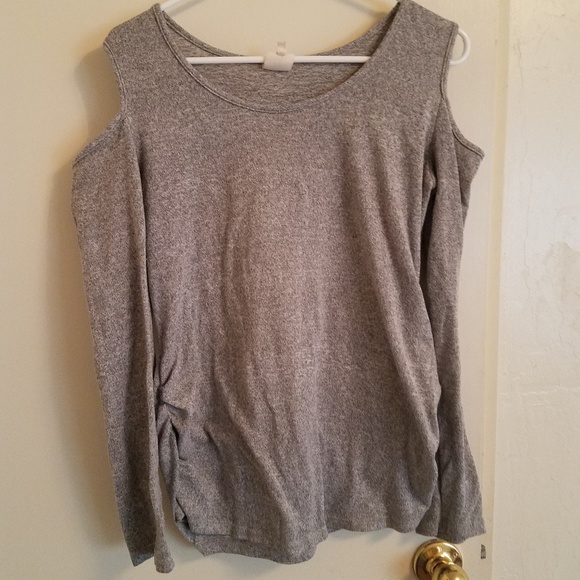 Cold shoulder maternity sweater - Picture 1 of 4